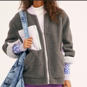 NWOT Free People Rivington Sherpa Jacket - Small